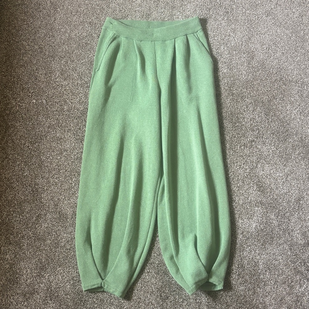 Free People Beach frets knit balloon leg pants